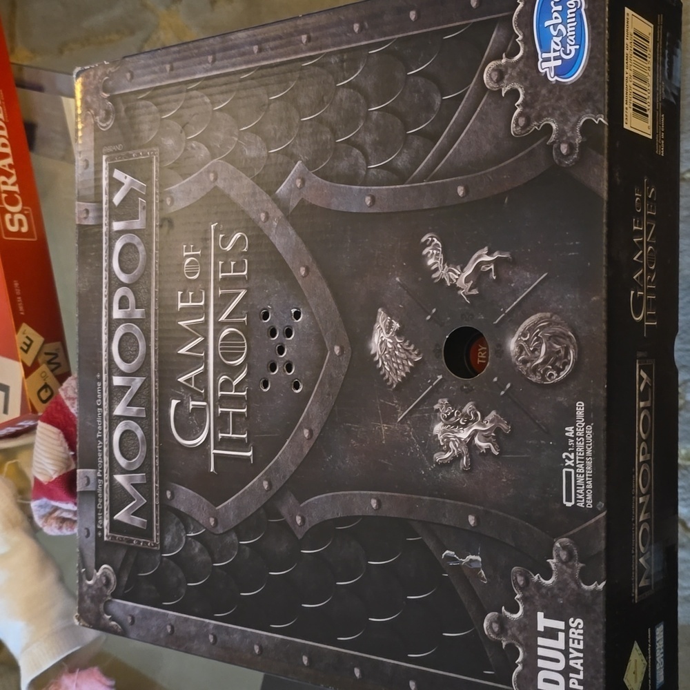 Game of Thrones Monopoly game